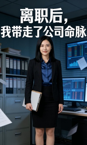 短剧《离职后，我带走了公司命脉》海报