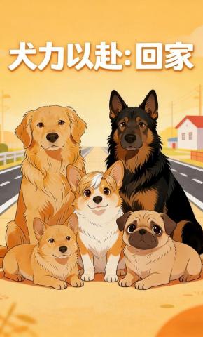 短剧《犬力以赴：回家》海报