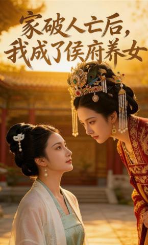 短剧《家破人亡后，我成了侯府养女》海报