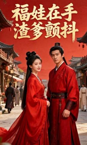 短剧《福娃在手，渣爹颤抖》海报