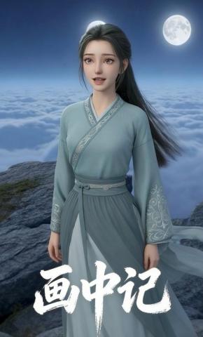 短剧《画中记》海报