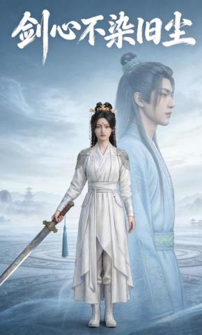 短剧《剑心不染旧尘》海报