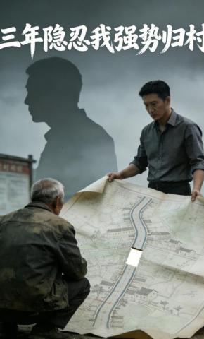 短剧《三年隐忍我强势归村》海报