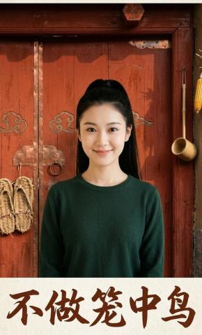 短剧《不做笼中鸟》海报