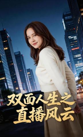 短剧《双面人生之直播风云》海报