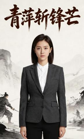 短剧《青萍斩锋芒》海报