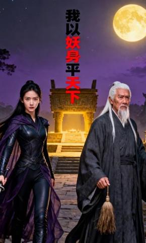 短剧《我以妖身平天下》海报