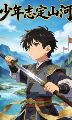 短剧《少年志定山河》海报