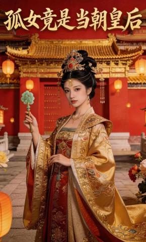 短剧《孤女竟是当朝皇后》海报