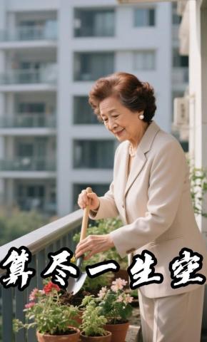 短剧《算尽一生空》海报