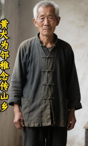 短剧《黄犬为邻稚念传山乡》海报