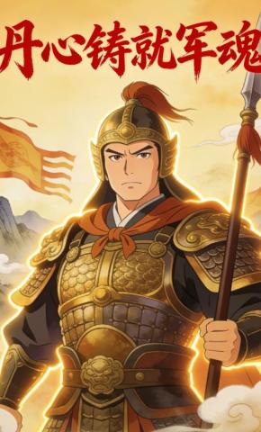 短剧《丹心铸就军魂》海报