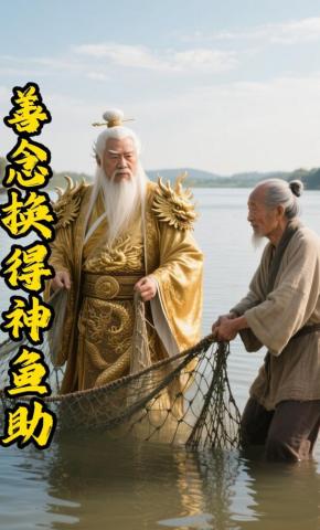 短剧《善念换得神鱼助》海报