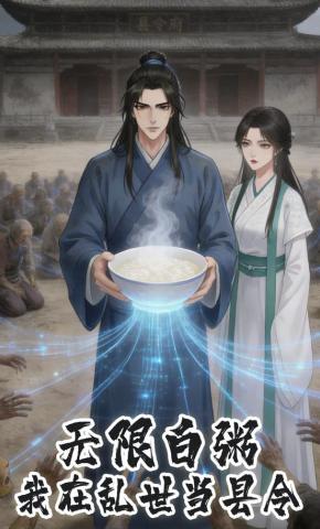 短剧《无限白粥，我在乱世当县令》海报