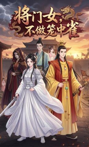 短剧《将门女，不做笼中雀》海报