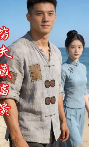 短剧《穷夫藏富贵》海报