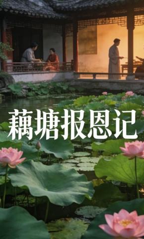 短剧《藕塘报恩记》海报