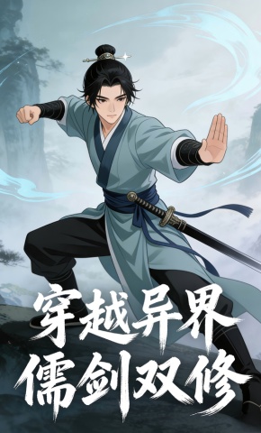 短剧《穿越异界，儒剑双修》海报