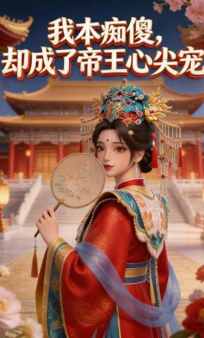 短剧《我本痴傻，却成了帝王心尖宠》海报