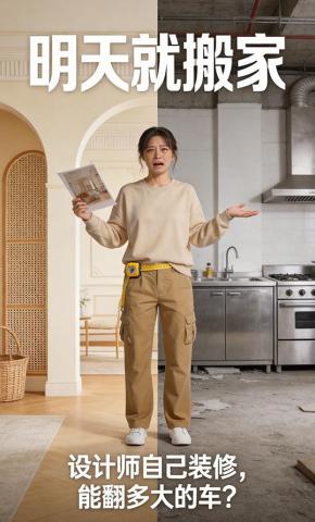 短剧《明天就搬家》海报