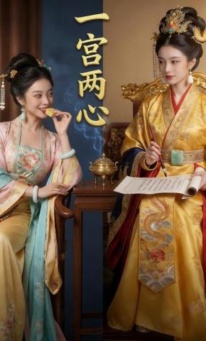 短剧《一宫两心》海报