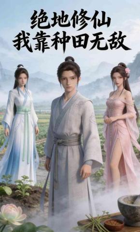 短剧《绝地修仙，我靠种田无敌》海报