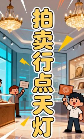 短剧《拍卖行点天灯》海报