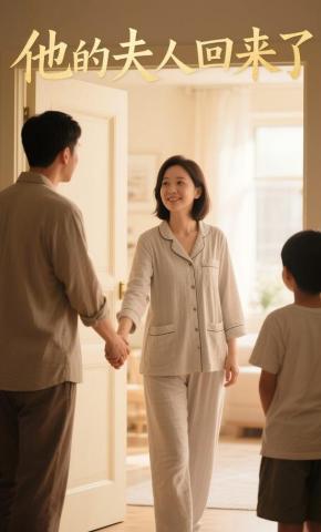 短剧《他的夫人回来了》海报