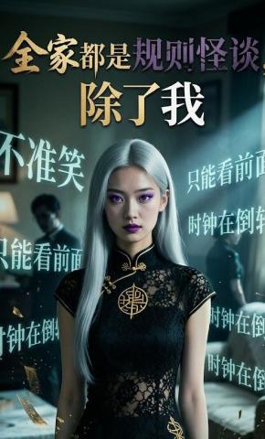 短剧《全家都是规则怪谈，除了我》海报