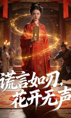 短剧《谎言如刃，花开无声》海报