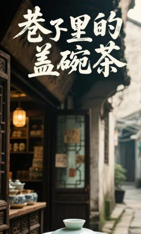 短剧《巷子里的盖碗茶》海报