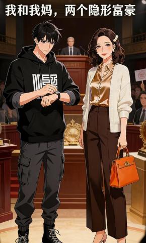 短剧《我和我妈，两个隐形富豪》海报