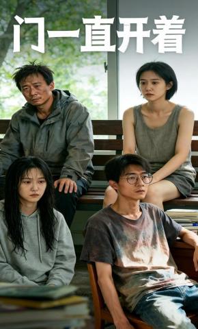 短剧《门一直开着》海报