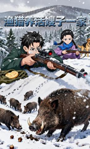 短剧《渔猎养活嫂子一家》海报