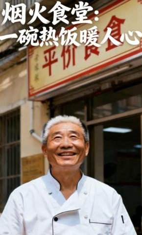 短剧《烟火食堂：一碗热饭暖人心》海报