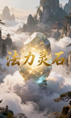 短剧《法力灵石》海报