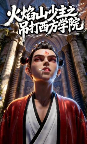 短剧《火焰山少主之吊打西方学院》海报