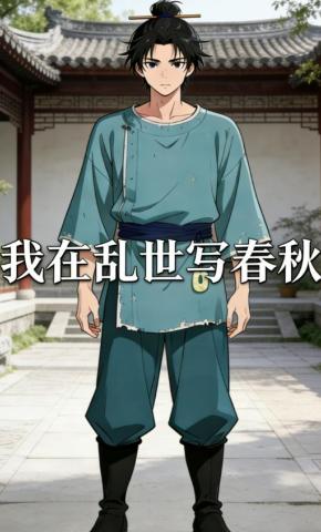 短剧《我在乱世写春秋》海报