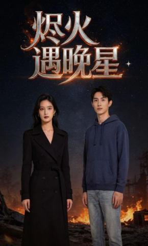 短剧《烬火遇晚星》海报