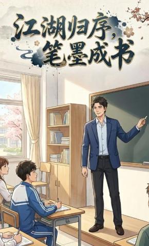 短剧《江湖归序，笔墨成书》海报