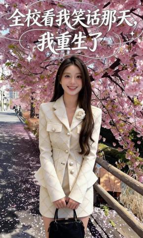 短剧《全校看我笑话那天，我重生了》海报