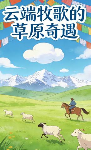 短剧《云端牧歌的草原奇遇8》海报