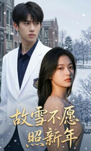 短剧《故雪不愿照新年》海报