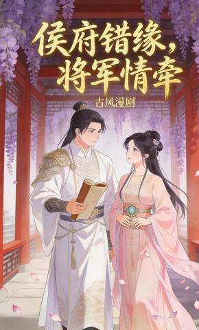 短剧《侯府错缘，将军情牵》海报