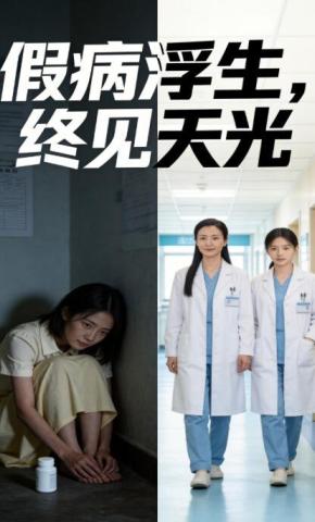 短剧《假病浮生，终见天光》海报