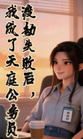 短剧《渡劫失败后，我成了天庭公务员》海报