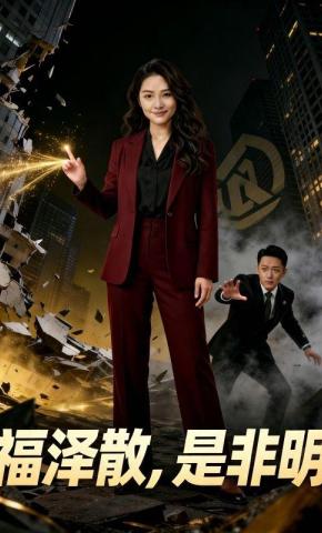 短剧《福泽散，是非明》海报