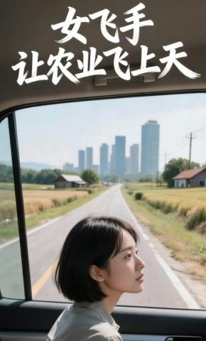 短剧《女飞手，让农业飞上天》海报