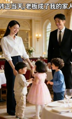 短剧《转正当天，老板成了我的家人》海报