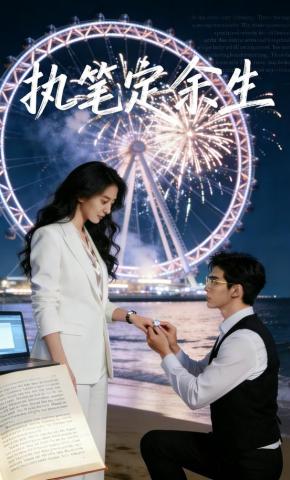 短剧《执笔定余生》海报